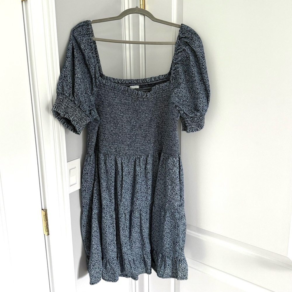 AE Picnic Pretty Puff-Sleeve Dress